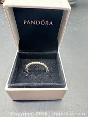 MaxSold Auction: Large size pandora Sterling silver band in box - Markham (Ontario, Canada) SELLER MANAGED Downsizing Online Auction - Loring Crescent