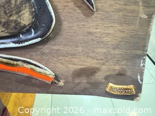 MaxSold Auction: Maurice Chalvignac Long mcm wall plaque  - Markham (Ontario, Canada) SELLER MANAGED Downsizing Online Auction - Loring Crescent