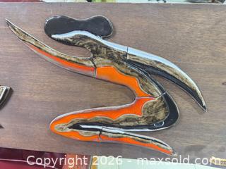 MaxSold Auction: Maurice Chalvignac Long mcm wall plaque  - Markham (Ontario, Canada) SELLER MANAGED Downsizing Online Auction - Loring Crescent