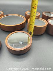 MaxSold Auction: Stackable Scandinavian wood framed mirrors for displays  - Markham (Ontario, Canada) SELLER MANAGED Downsizing Online Auction - Loring Crescent