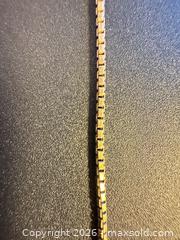 MaxSold Auction: Sterling silver anklet or bracelet 9” length  - Markham (Ontario, Canada) SELLER MANAGED Downsizing Online Auction - Loring Crescent