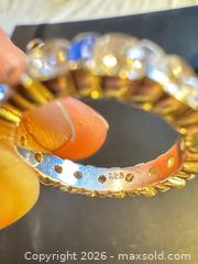 MaxSold Auction: Sterling silver band with stones  - Markham (Ontario, Canada) SELLER MANAGED Downsizing Online Auction - Loring Crescent