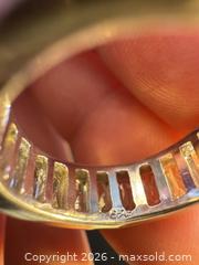 MaxSold Auction: Sterling silver band with stones  - Markham (Ontario, Canada) SELLER MANAGED Downsizing Online Auction - Loring Crescent