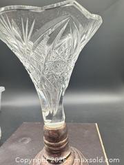 MaxSold Auction: Sterling silver base crystal vase - Markham (Ontario, Canada) SELLER MANAGED Downsizing Online Auction - Loring Crescent