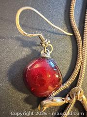 MaxSold Auction: Sterling silver chain and pendant & earrings set - Markham (Ontario, Canada) SELLER MANAGED Downsizing Online Auction - Loring Crescent