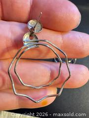 MaxSold Auction: Sterling silver hoops earrings  - Markham (Ontario, Canada) SELLER MANAGED Downsizing Online Auction - Loring Crescent