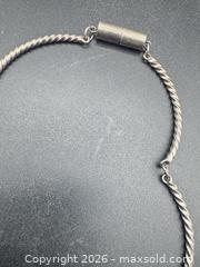 MaxSold Auction: Sterling silver necklace  - Markham (Ontario, Canada) SELLER MANAGED Downsizing Online Auction - Loring Crescent