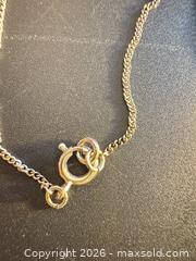 MaxSold Auction: Sterling silver necklace with blue stones  - Markham (Ontario, Canada) SELLER MANAGED Downsizing Online Auction - Loring Crescent