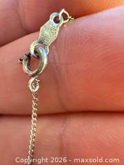 MaxSold Auction: Sterling silver necklace with cross pendant  - Markham (Ontario, Canada) SELLER MANAGED Downsizing Online Auction - Loring Crescent