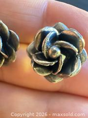 MaxSold Auction: Sterling silver rose studs - Markham (Ontario, Canada) SELLER MANAGED Downsizing Online Auction - Loring Crescent