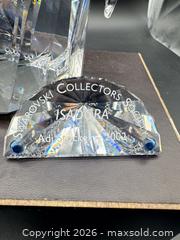MaxSold Auction: Swarovski Isadora crystal figurine & plaque - Markham (Ontario, Canada) SELLER MANAGED Downsizing Online Auction - Loring Crescent