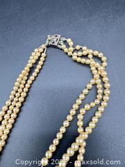 MaxSold Auction: Vintage Pearl necklaces  - Markham (Ontario, Canada) SELLER MANAGED Downsizing Online Auction - Loring Crescent