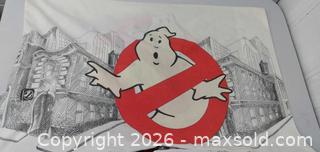 MaxSold Auction: 1984 Ghostbusters Twin Blanket with Logo & Character Art - London (Ontario, Canada) SELLER MANAGED Estate Sale Online Auction - Winding Way Crescent