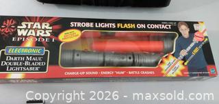 MaxSold Auction: Hasbro Star Wars Darth Maul Double-Bladed Telescoping Lightsaber - London (Ontario, Canada) SELLER MANAGED Estate Sale Online Auction - Winding Way Crescent