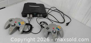 MaxSold Auction: Nintendo 64 (N64) Game Console Bundle with 2 Controllers - London (Ontario, Canada) SELLER MANAGED Estate Sale Online Auction - Winding Way Crescent