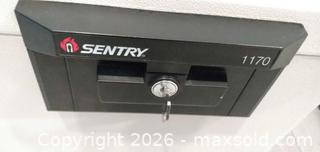 MaxSold Auction: Sentry 1170 Portable Security/Fire Chest (Small) - London (Ontario, Canada) SELLER MANAGED Estate Sale Online Auction - Winding Way Crescent