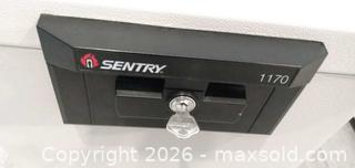 MaxSold Auction: Sentry 1170 Portable Security/Fire Chest (Small) - London (Ontario, Canada) SELLER MANAGED Estate Sale Online Auction - Winding Way Crescent