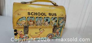MaxSold Auction: Vintage Lithographed School Bus Metal Lunchbox, Aladdin Marking - London (Ontario, Canada) SELLER MANAGED Estate Sale Online Auction - Winding Way Crescent