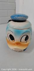 MaxSold Auction: Walt Disney Donald Duck Glazed Ceramic Cookie Jar - London (Ontario, Canada) SELLER MANAGED Estate Sale Online Auction - Winding Way Crescent