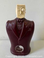 MaxSold Auction: Art Deco Glass Bakelite Head Northwoods His Talc Bottle 1940s Cubism Figure - Toronto (Ontario, Canada) PARTNER MANAGED Reseller Online Auction - Railside Road