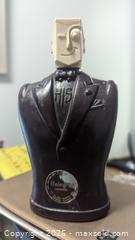 MaxSold Auction: Art Deco Glass Bakelite Head Northwoods His Talc Bottle 1940s Cubism Figure - Toronto (Ontario, Canada) PARTNER MANAGED Reseller Online Auction - Railside Road