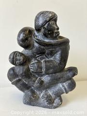 MaxSold Auction: Dramatic Artist Signed Inuit Carved Soapstone Sculpture  - Toronto (Ontario, Canada) PARTNER MANAGED Reseller Online Auction - Railside Road