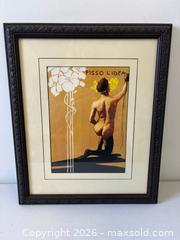 MaxSold Auction: Framed "Fisso Lidea" Nude Male Art Print  - Toronto (Ontario, Canada) PARTNER MANAGED Reseller Online Auction - Railside Road