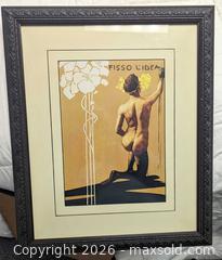 MaxSold Auction: Framed "Fisso Lidea" Nude Male Art Print  - Toronto (Ontario, Canada) PARTNER MANAGED Reseller Online Auction - Railside Road