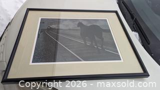 MaxSold Auction: Framed Iconic Coloured Litho Of Alex Colvilles "Horse And Train" - Toronto (Ontario, Canada) PARTNER MANAGED Reseller Online Auction - Railside Road