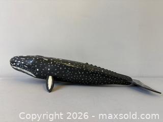 MaxSold Auction: Large Folk-Art Carved Wood Humpback Whale Sculpture - Toronto (Ontario, Canada) PARTNER MANAGED Reseller Online Auction - Railside Road