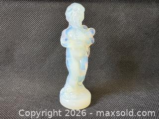 MaxSold Auction: Opalescent Art Glass Cherub Figurine  - Toronto (Ontario, Canada) PARTNER MANAGED Reseller Online Auction - Railside Road