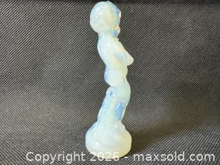 MaxSold Auction: Opalescent Art Glass Cherub Figurine  - Toronto (Ontario, Canada) PARTNER MANAGED Reseller Online Auction - Railside Road