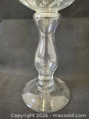 MaxSold Auction: Scarce Antique Etched Glass Wig Stand Whimsey - Toronto (Ontario, Canada) PARTNER MANAGED Reseller Online Auction - Railside Road