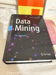 MaxSold Auction: 4-Book Lot: Data Mining; Special Relativity; Cryptocurrencies; Numbers - Toronto (Ontario, Canada) SELLER MANAGED Downsizing Online Auction - Rutherford Avenue