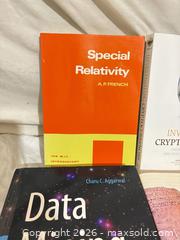 MaxSold Auction: 4-Book Lot: Data Mining; Special Relativity; Cryptocurrencies; Numbers - Toronto (Ontario, Canada) SELLER MANAGED Downsizing Online Auction - Rutherford Avenue