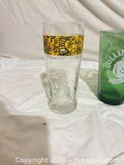 MaxSold Auction: 5 Branded Beer Glasses: Rolling Rock, Carlsberg, Amsterdam, Hamm's - Toronto (Ontario, Canada) SELLER MANAGED Downsizing Online Auction - Rutherford Avenue
