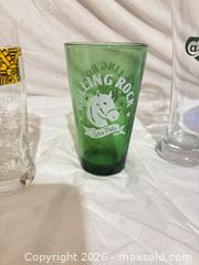 MaxSold Auction: 5 Branded Beer Glasses: Rolling Rock, Carlsberg, Amsterdam, Hamm's - Toronto (Ontario, Canada) SELLER MANAGED Downsizing Online Auction - Rutherford Avenue