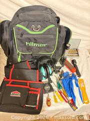 MaxSold Auction: Backpack Tool Bag with Jobmate Tool Pouch & Assorted Tools - Toronto (Ontario, Canada) SELLER MANAGED Downsizing Online Auction - Rutherford Avenue