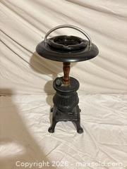 MaxSold Auction: Cast Iron Ashtray Stand with Glass Ashtray, Black - Toronto (Ontario, Canada) SELLER MANAGED Downsizing Online Auction - Rutherford Avenue