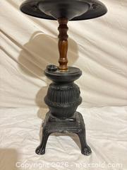 MaxSold Auction: Cast Iron Ashtray Stand with Glass Ashtray, Black - Toronto (Ontario, Canada) SELLER MANAGED Downsizing Online Auction - Rutherford Avenue