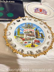 MaxSold Auction: Framed Nautical/London Souvenir Artwork with Two Adams Plates - Toronto (Ontario, Canada) SELLER MANAGED Downsizing Online Auction - Rutherford Avenue