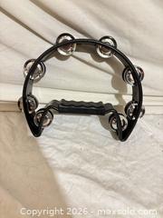 MaxSold Auction: Granite Percussion Handheld Half-Moon Tambourine with Handle - Toronto (Ontario, Canada) SELLER MANAGED Downsizing Online Auction - Rutherford Avenue