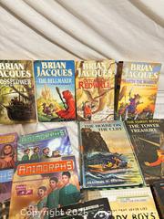 MaxSold Auction: Lot of 17 Paperback Books: Animorphs, Redwall, Hardy Boys, More - Toronto (Ontario, Canada) SELLER MANAGED Downsizing Online Auction - Rutherford Avenue