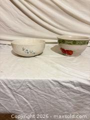 MaxSold Auction: Lot of 2 Glazed Ceramic/Stoneware Bowls by Myland & Mulberry - Toronto (Ontario, Canada) SELLER MANAGED Downsizing Online Auction - Rutherford Avenue