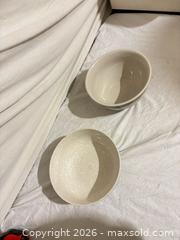 MaxSold Auction: Lot of 2 Glazed Ceramic/Stoneware Bowls by Myland & Mulberry - Toronto (Ontario, Canada) SELLER MANAGED Downsizing Online Auction - Rutherford Avenue