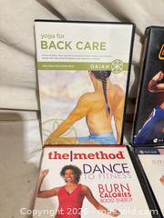 MaxSold Auction: Lot of 4 Yoga/Pilates/Dance/Cardio DVDs, Gaiam/Beachbody/The Method - Toronto (Ontario, Canada) SELLER MANAGED Downsizing Online Auction - Rutherford Avenue