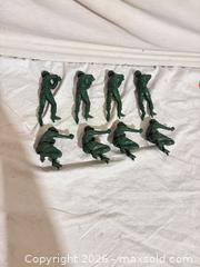 MaxSold Auction: Lot of 8 Green Plastic Toy Soldier Figurines - Toronto (Ontario, Canada) SELLER MANAGED Downsizing Online Auction - Rutherford Avenue