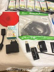 MaxSold Auction: Mixed Blank Media, Cables & Phone Accessories Lot (20+) - Toronto (Ontario, Canada) SELLER MANAGED Downsizing Online Auction - Rutherford Avenue