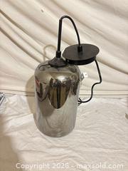 MaxSold Auction: Modern Smoked Glass Pendant Light with Bulb & Hardware - Toronto (Ontario, Canada) SELLER MANAGED Downsizing Online Auction - Rutherford Avenue