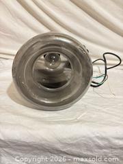 MaxSold Auction: Modern Smoked Glass Pendant Light with Bulb & Hardware - Toronto (Ontario, Canada) SELLER MANAGED Downsizing Online Auction - Rutherford Avenue